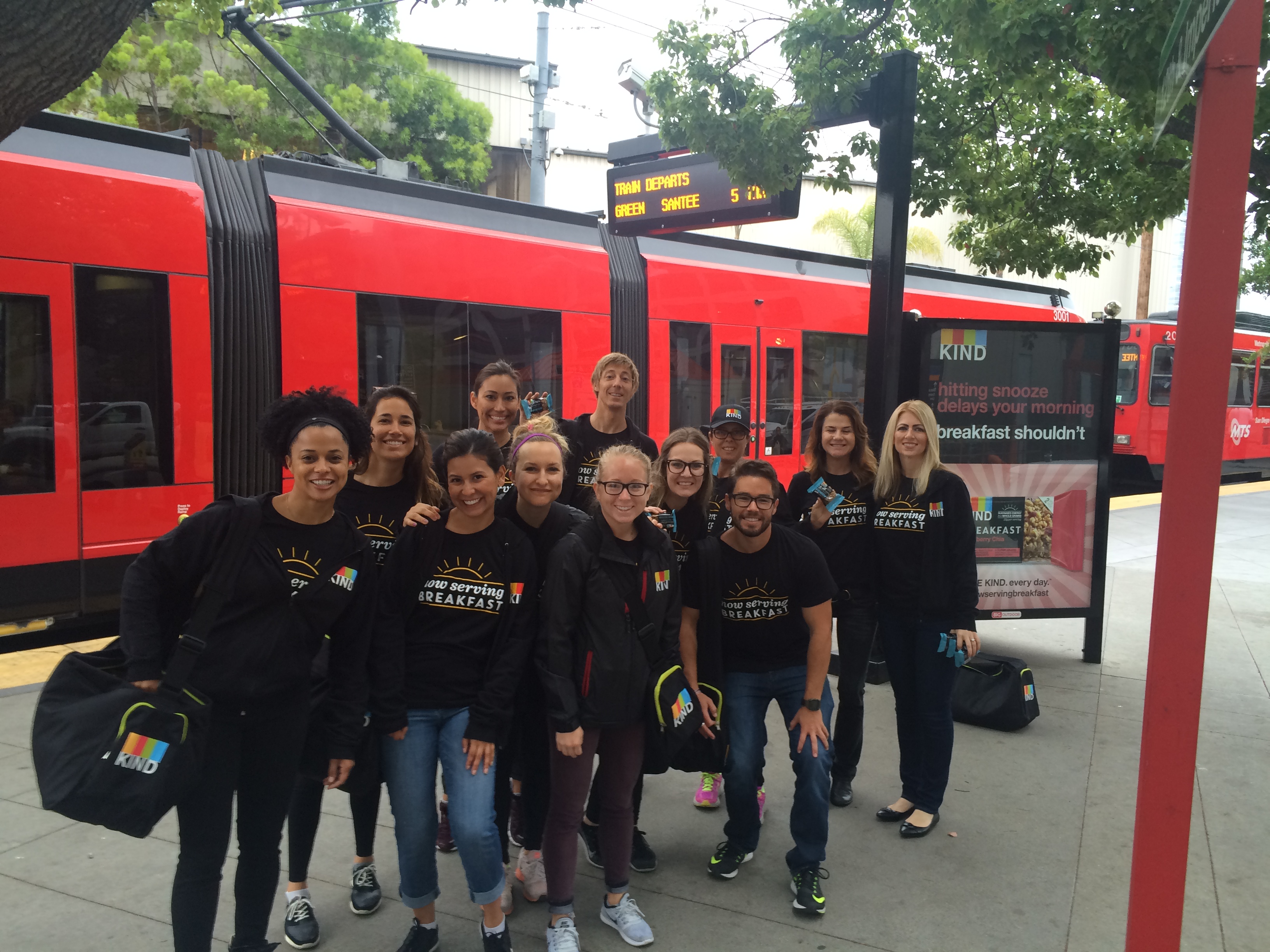 KIND Breakfast sampling team San Francisco